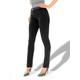 Slim-fit-Jeans ASCARI Gr. 44, Normalgrößen, schwarz Damen Jeans Röhrenjeans