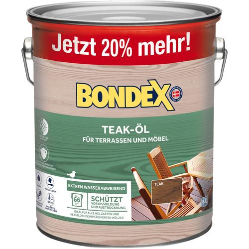 "BONDEX Holzöl ""TEAK-ÖL"" Farben Teak, 3 Liter Inhalt braun (teak) Holzfarben Lasuren"