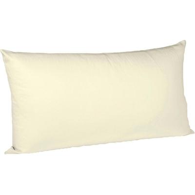 Kissenbezug FLEURESSE "Colours Mako Satin, 100% Baumwolle, mit Reißverschluss", beige (creme), B:40cm L:80cm, Mako-Satin, Mako-Satin, Kissenbezüge, Mako Satin, glänzend, glatt, Premium Qualität Image