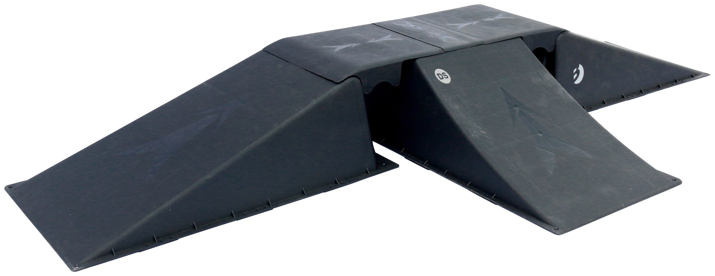 Skaterrampe BEST SPORTING "HI Impact 30012", schwarz, Rampen, Kinder, B/H/L: 120,5cm x 22,5cm x 180cm, Kunststoff, B:120,5cm H:22,5cm L:180cm Image