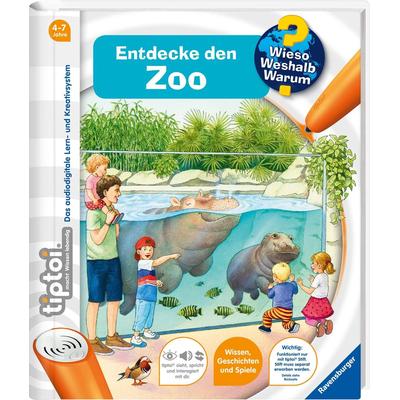 Buch RAVENSBURGER "tiptoi WWW Entdecke den Zoo" Bücher bunt Made in Europe; FSC - schützt Wald weltweit