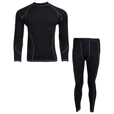Funktionsunterhemd PROANTI Gr. XXL, schwarz, Unterhemden, XXL, N-Gr, Obermaterial: 95% Baumwolle, 5% Elasthan, aus Baumwolle elastisch und warm, zum Ski- und Motorradfahren geeignet
