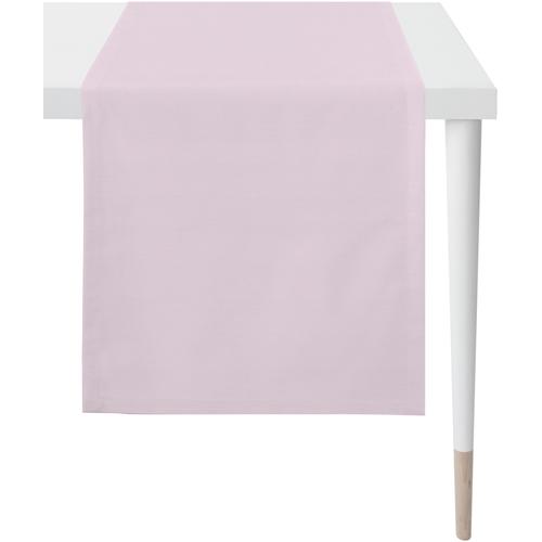 „Tischläufer APELT „“4362 Rips-Uni““ Tischdecken Gr. B/L: 45 cm x 135 cm, 1 St., lila Tischläufer UNI-BASIC“