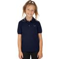 Poloshirt TRIGEMA "TRIGEMA in Piqué-Qualität" Gr. XS, blau (navy) Kinder Shirts Polo