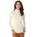 Rollkragenshirt HEINE "Rollkragen-Shirt" Gr. 38, beige (ecru) Damen Shirts Jersey