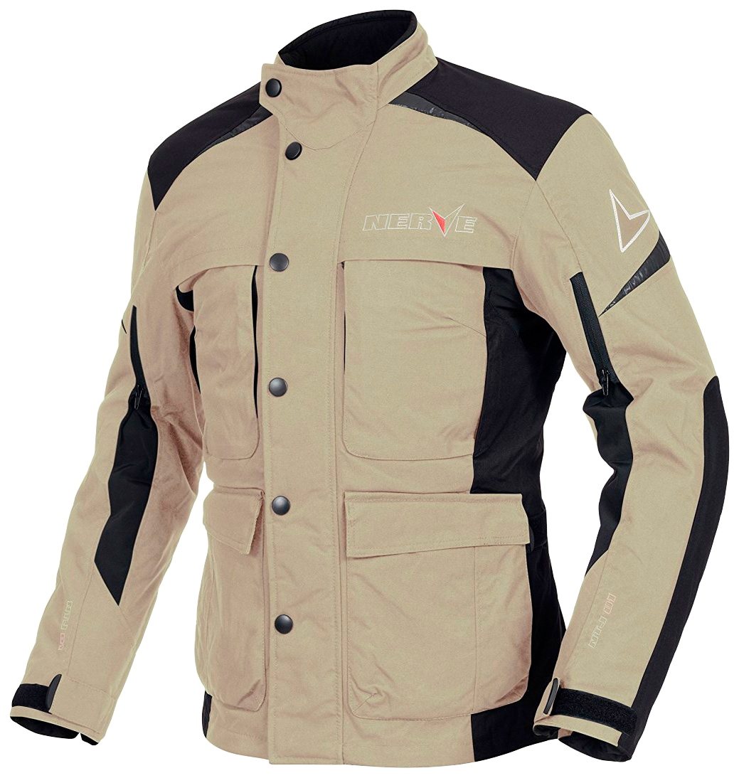 Tourenjacke NERVE "Urban Steel" Gr. XS, weiß (weiß, beige), Jacken, Damen, XS, Obermaterial: 100% Nylon. Innenseite: 100% Polyester Image