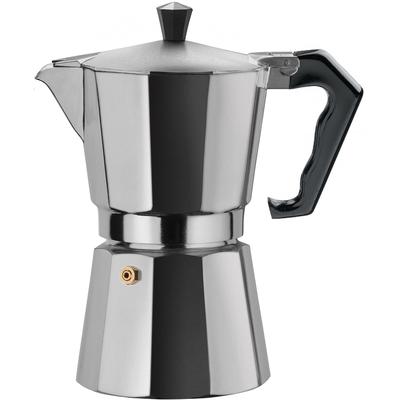 Espressokocher GNALI & ZANI "brasil" Kaffeemaschinen grau Aluminium, auch als Camping-Kocher geeignet, Made in Italy