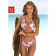 Bügel-Bikini VENICE BEACH Gr. 44, Cup B, bunt (weiß, bedruckt) Damen Bikini-Sets Ocean Blue