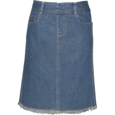 Kochschürze STUCO "Denim", blau, B:54cm L:70cm, Materialmix, Schürzen, in Jeans-Optik Image