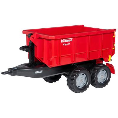 Kinderfahrzeug-Anhänger ROLLY TOYS "Krampe", rot, Spielfahrzeug-Anhänger, KinderB:45cm H:51cm L:98cm, Kunststoff, für Trettraktoren, B:45cm H:51cm L:98cm