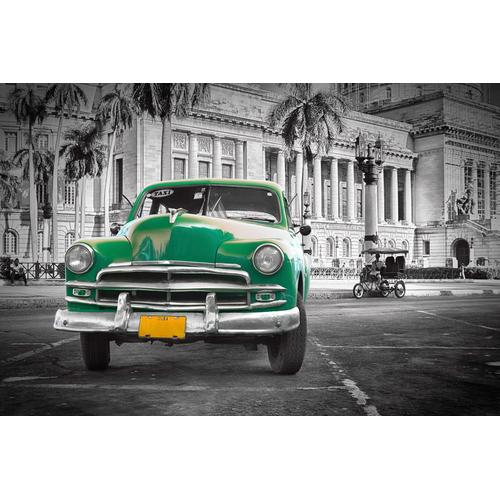 „PAPERMOON Fototapete „“Oldtimer Havanna““ Tapeten Gr. B/L: 4,00 m x 2,60 m, Bahnen: 8 St., bunt Fototapeten“