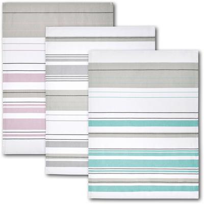 Geschirrtuch DYCKHOFF "Streifenvielfalt", bunt, B:50cm H:70cm L:70cm, 55% Baumwolle, 45% Leinen, Geschirrtücher, Halbleinen, fusselarm Image
