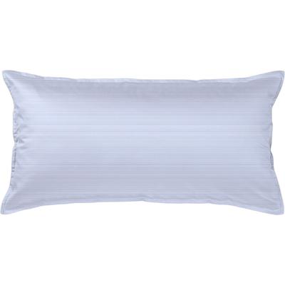 Kissenbezug CURT BAUER "Bente", blau (sky), B:80cm L:40cm, Mako-Brokat-Satin, Obermaterial: 100% Baumwolle, Kissenbezüge, Erscheinungsbild einer Mélange Image