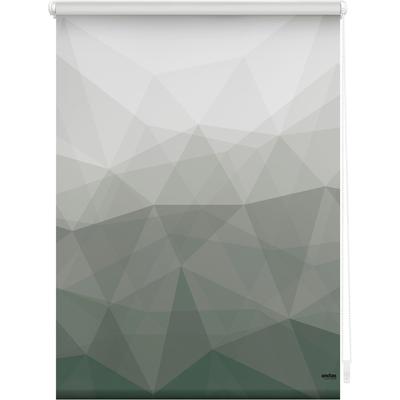 Seitenzugrollo ANDAS "Daneel" Gr. 6, grau (grau, grün), B:100cm H:150cm, Polyester, Rollos, by Morten Georgsen, Lichtschutz Image