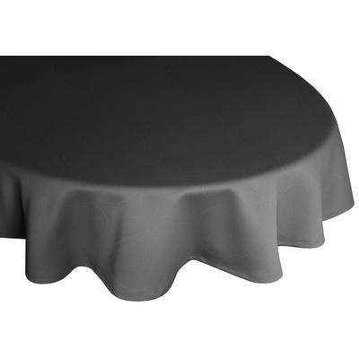Tischdecke WIRTH "Neufahrn" Gr. 1, schwarz, B:130cm L:190cm, Kunstfaser, Tischdecken, oval