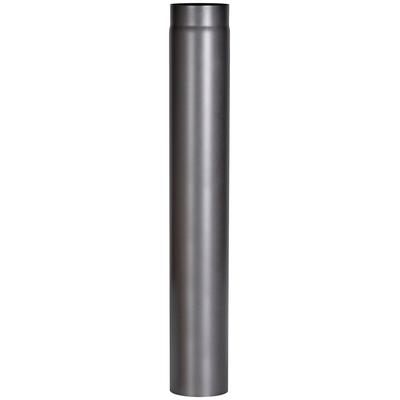 Ofenrohr FIREFIX, grau, B:15,4cm H:100cm L:15,4cm, Stahlblech, Rohre, 1000 mm lang Image