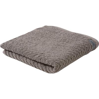 Handtuch ROSS "Smart", grau (flanell), B:50cm L:100cm, Frottier, Obermaterial: 100% Baumwolle, Handtücher (Packung), Uni-Rippe mit Velourslabel Image