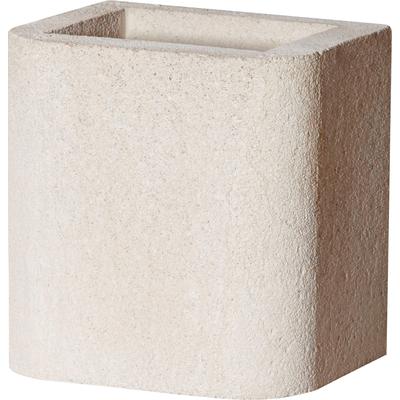 Schornsteinverlängerung BUSCHBECK "Standard", weiß (baumarkt), T:33cm, Beton, Schornsteine