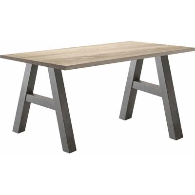 Schreibtisch MÄUSBACHER "Mio", grau (graphit, eichefarben), B:120cm H:75cm T:70cm, Tische Image