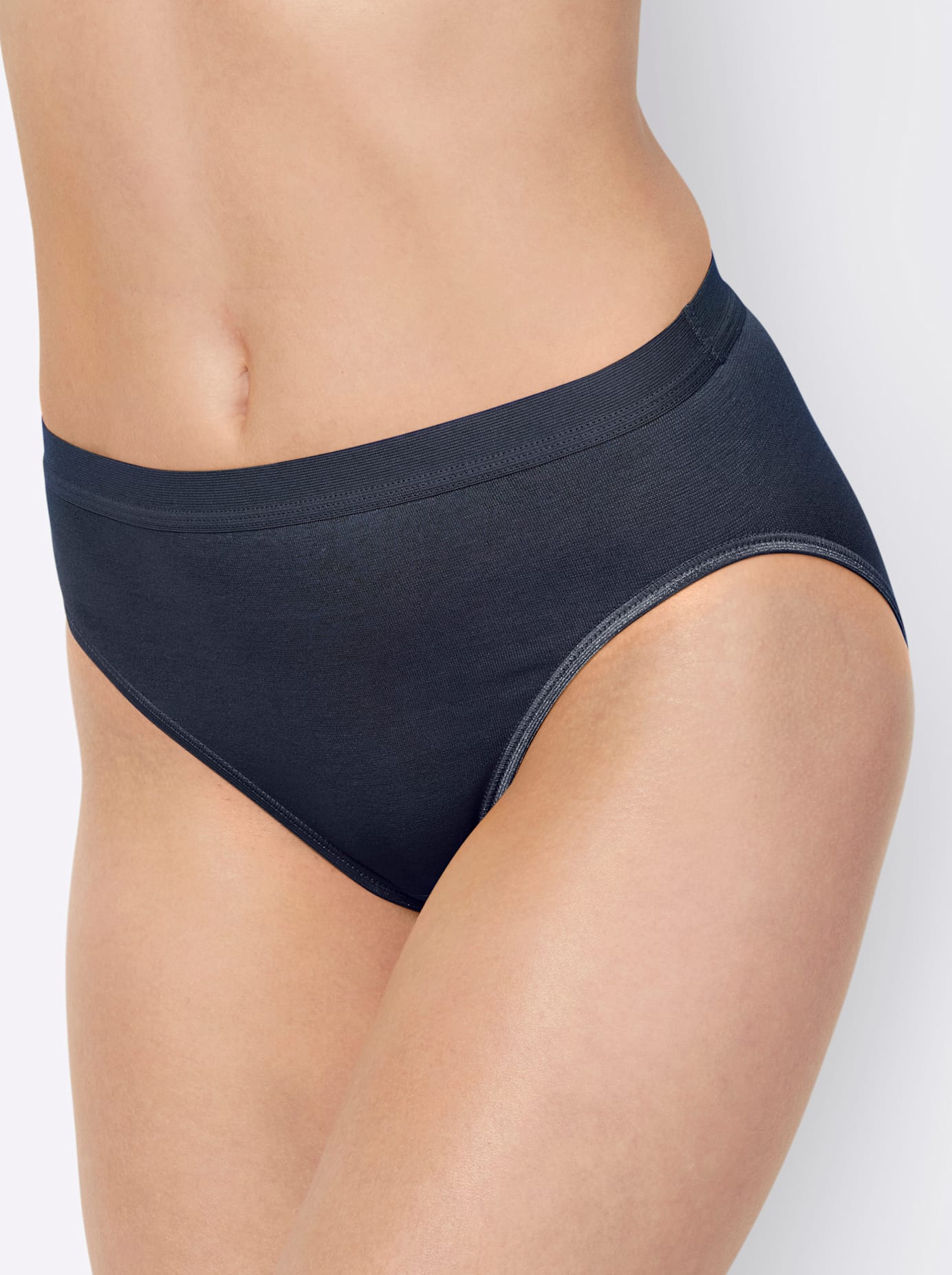 Slip WÄSCHEPUR, Damen, Gr. 40, blau (marine), 95% Modal, 5% Elasthan, Unterhosen Image