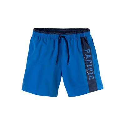 Badeshorts S.OLIVER, Herren, Gr. L (52), N-Gr, blau, Polyester, unifarben mit Farbeinsatz, Badehosen, in verschiedenen Unifarben Image