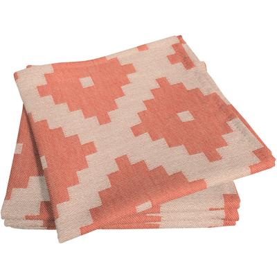 Stoffserviette ADAM "Maroccan Shiraz Light" Gr. 1, orange, B:30cm L:30cm, Obermaterial: 100% Baumwolle, Servietten