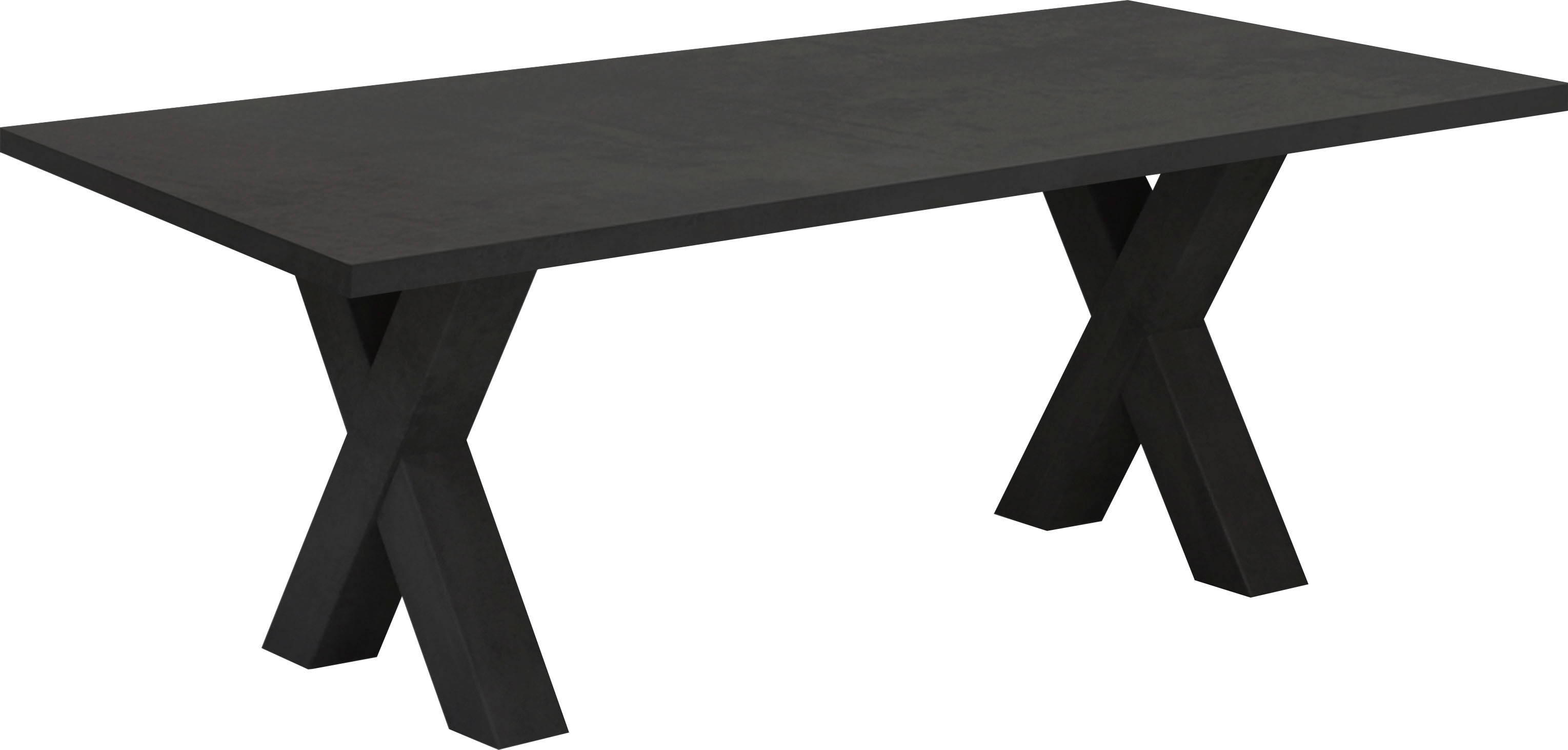 Couchtisch MÄUSBACHER "Mailo", schwarz (schwarzstahl, schwarzstahl, schwarzstahl), B:120cm H:47cm T:70cm, Tische, Couchtisch Eckige Couchtische