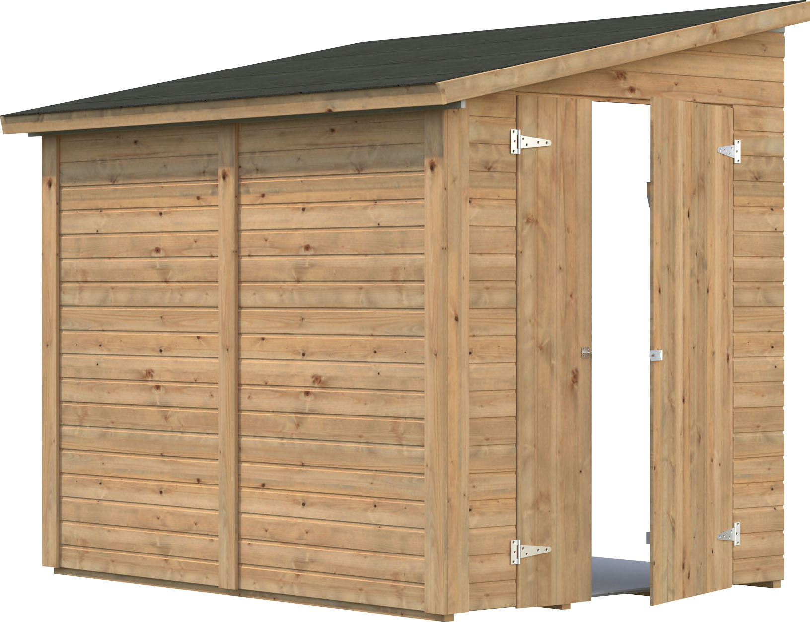 Gerätehaus PALMAKO "Mia", braun (hellbraun), Holzwerkstoff, Gerätehäuser, hellbraun Image