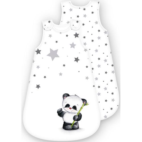 "Babyschlafsack BABY BEST ""Panda"" Gr. L: 70 cm, weiß Baby Schlafsäcke Babyschlafsack Babyschlafsäcke Schlafsack"