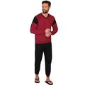 Schlafanzug TRIGEMA "TRIGEMA in modischem Design" Gr. 4XL, rot (rubin) Herren Homewear-Sets Pyjamas
