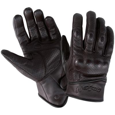 Motorradhandschuhe ROLEFF "RO 71" Gr. M, schwarz, Handschuhe, M, Ziegenleder, für den Sommer, mit Polsterung