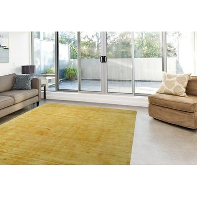Teppich CALO-DELUXE "Viteox 200" Gr. 3, gelb, B:120cm H:13mm L:170cm, Viskose, Teppiche, Viskose, Kurzflor, Wohnzimmer Image