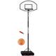 Basketballständer HORNET BY HUDORA "Hornet 305" Ballsportkörbe schwarz (schwarz, weiß) Kinder Wurfspiel Spielbälle Wurfspiele