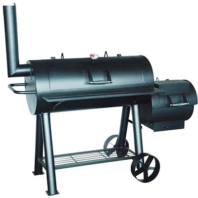 Smoker TEPRO "Milwaukee" Grills Gr. B/H/T: 171cm x 151cm x 78cm, schwarz BxTxH: 171x78,5x151 cm