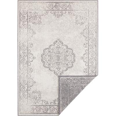 Teppich HANSE HOME "CEBU Wendeteppich" Gr. 2, beige (creme, grau), B:80cm H:5mm L:150cm, Polypropylen (PP), Teppiche, In-& Outdoor, Wetterfest, Balkon, Wohnzimmer, Wasserfest, Orientalisch Image