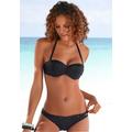 Bügel-Bandeau-Bikini BRUNO BANANI Gr. 44, Cup E, schwarz Damen Bikini-Sets Ocean Blue