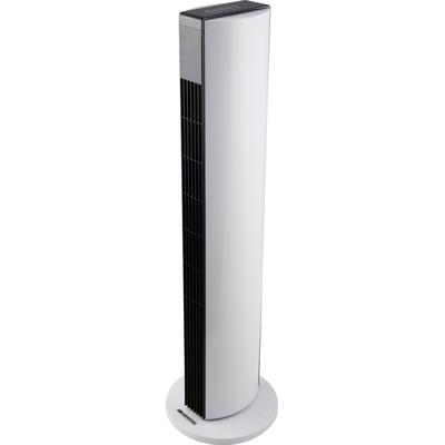 Turmventilator SONNENKÖNIG "Dubai, Leistung 30W, 24h Timer, Fernbedienung, waschbarer Filter", weiß, B:24cm H:84cm T:24cm, Ventilatoren, Oszillation, Touch-Funktion, großes Luftvolumen Image