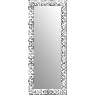 Dekospiegel LENFRA "Rosa", silber (silberfarben), B:55cm H:105cm T:2,9cm, EPS-Kunststoff, Spiegel, Wandspiegel Image