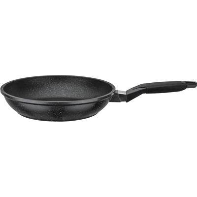 Bratpfanne GSW "Titanium Granit", schwarz, H:4,8cm Ø:20cm, Pfannen, Induktion