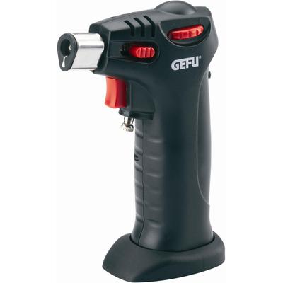 Flambierbrenner GEFU "CARMELLO", rot (schwarz, rot, silberfarben), Kunststoff, Flambierbrenner