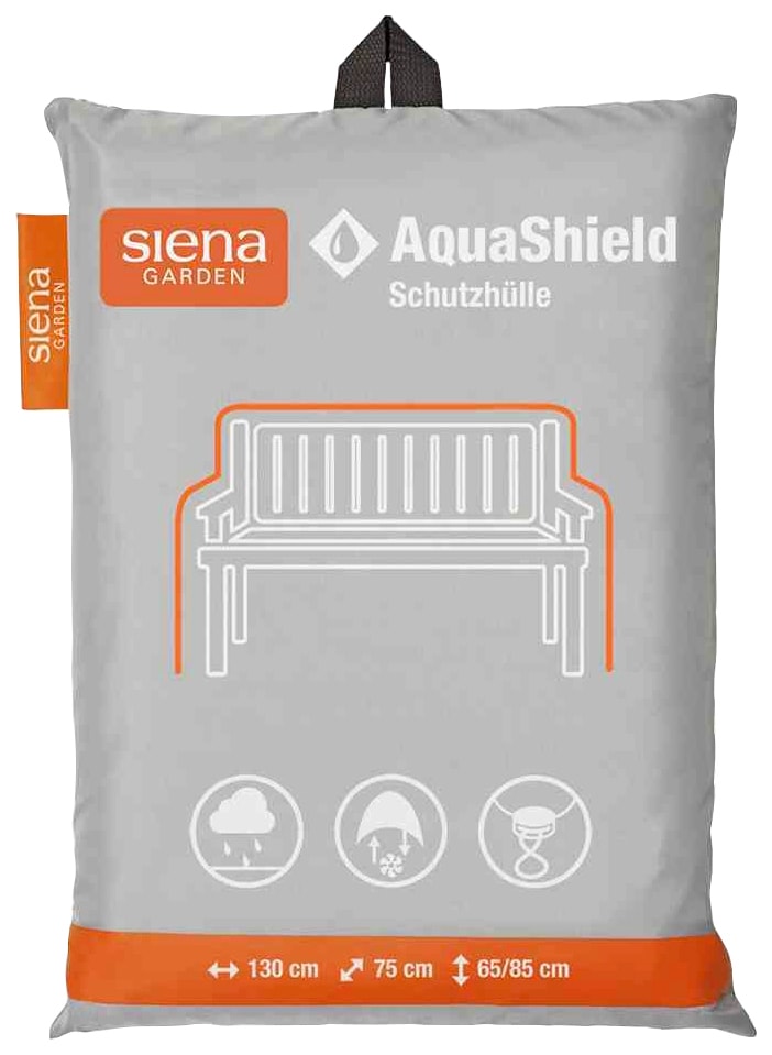 Gartenmöbel-Schutzhülle SIENA GARDEN "AquaShield", grau, B:75cm H:85cm L:130cm, Polyester, Planen
