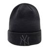 Strickmütze NEW ERA "NEW YORK YANKEES", Herren, schwarz, Strick, Kunstfaser, unifarben, sportlich, Mützen