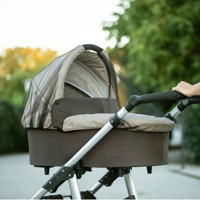 WINDHAGER Kinderwagen-Insektenschutz Schädlingsschutznetze BxH: 130x70 cm grau (anthrazit)