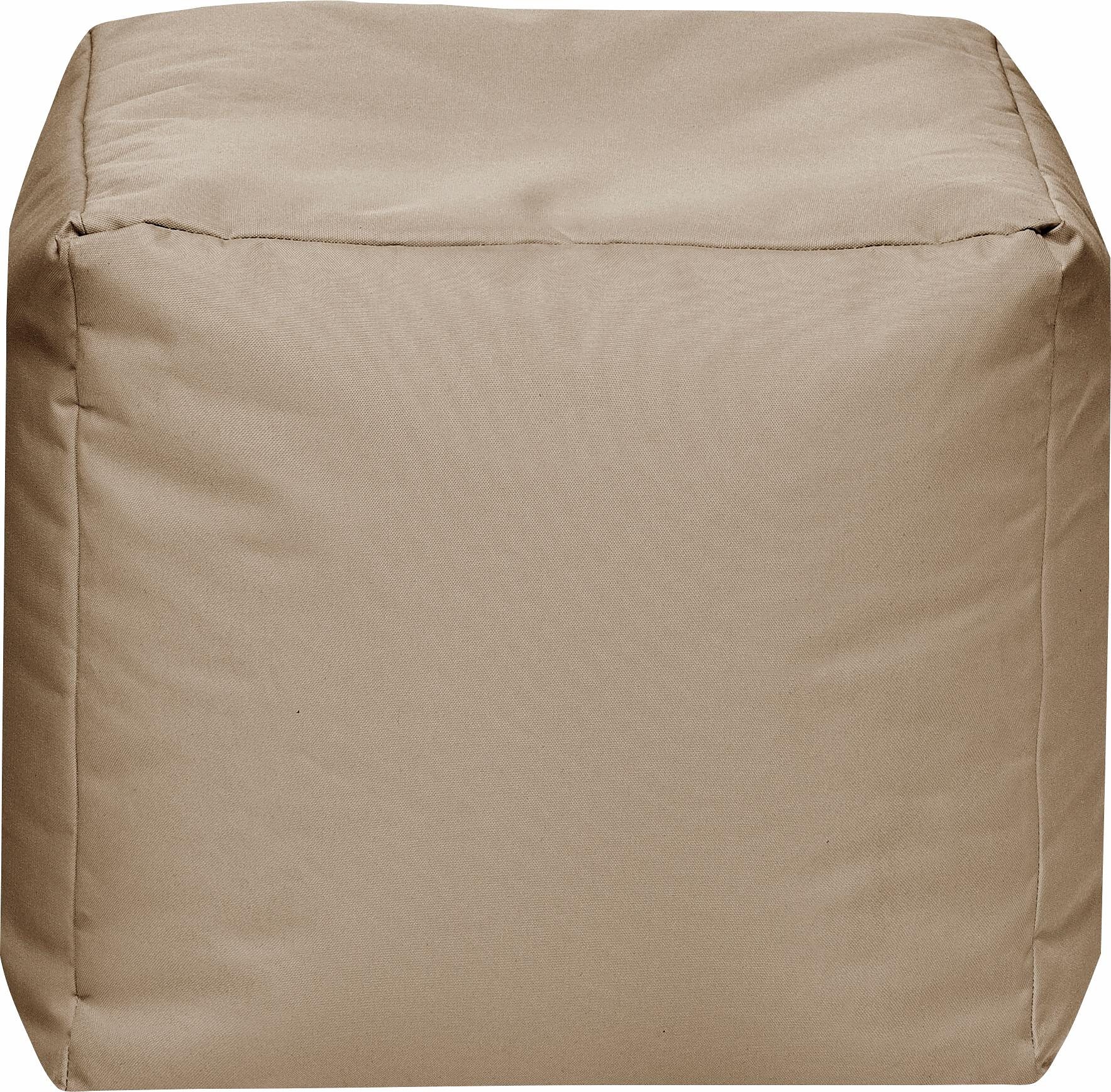 Sitzsack SITTING POINT "Cube SCUBA", grün (khaki), Sitzsäcke, Sitzsack