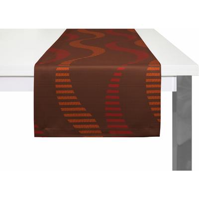 Tischläufer WIRTH "LUPARA" Gr. 1, rot, B:40cm L:150cm, Polyester, Baumwolle, Tischdecken