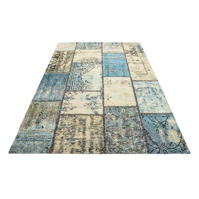 Teppich "Patch" Gr. 6, grün (smaragd), B:200cm H:5mm L:290cm, Baumwolle, Kunstfaser, GALLERY M BRANDED BY MUSTERRING, Teppiche, Flachgewebe, Wohnzimmer Image