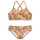 Bustier-Bikini BENCH. "Maui Kids" Gr. 122/128, N-Gr, gelb (gelb, bedruckt) Kinder Bikini-Sets Bikini Bikinis