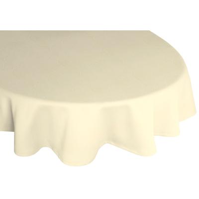 Tischdecke WIRTH "Neufahrn" Gr. 1, beige, B:130cm L:190cm, Kunstfaser, Tischdecken, oval