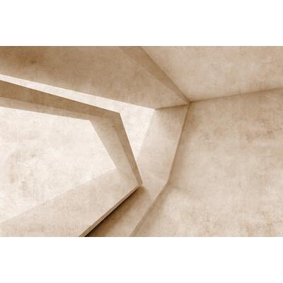 Fototapete LIVING WALLS "Walls by Patel Futura", beige (beige1), B:4,00m L:2,7m, Vlies, Tapeten, 3D Fototapete futura 4,00 m x 2,70 m 200 g Vlies Premium Tapete