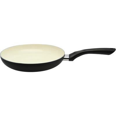 Bratpfanne ELO - BASIC Pfannen Gr. Ø 28cm + Höhe 5cm, schwarz (schwarz/creme) Induktion